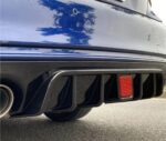 Fits 2018-2021 Infiniti Q50 Rear Bumper Spoiler Diffuser (Gloss Black) - Image 5