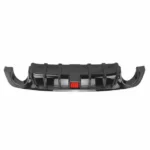 Fits 2018-2021 Infiniti Q50 Rear Bumper Spoiler Diffuser (Gloss Black) - Image 10