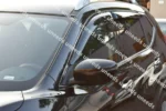 Fit 2017-2022 Nissan Rogue Sport Out-Channel Vent Window Visors Rain Sun Wind Guards Shade Deflectors - Image 6