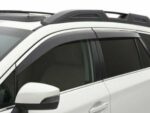 Fit 2014-2021 Acura MDX Clip-On Chrome Trim Vent Window Visors Rain Sun Wind Guards Shade Deflectors - Image 5