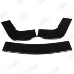 Fits 2012-2019 Dodge Challenger SXT SRT Front Bumper Lip Spoiler Splitter (Gloss Black) - Image 2