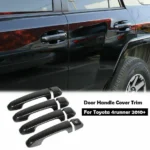 Fit 2010-2021 Toyota 4Runner Door Handle Covers Trim ABS Carbon Fiber (Carbon Fiber Print) - Image 3