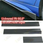 Universal Rocker Panel Lips Side Body Skirt Extensions - Image 11