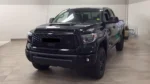Fits 2014-2021 Toyota Tundra PRO style Front Grille Bumper Hood Black Grill (Black) - Image 3
