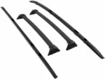 Fit 2017-2021 Honda CRV Black Roof Rack Rail + Top Cross Bars Set Luggage Carrier - Image 6