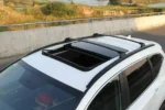 Fit 2017-2021 Honda CRV Black Roof Rack Rail + Top Cross Bars Set Luggage Carrier - Image 4