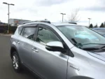 Fit 2013-2018 TOYOTA RAV4 Out-Channel Vent Window Visors Rain Sun Wind Guards Shade Deflectors - Image 2