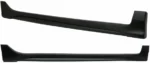 Fit 2016-21 Honda Civic Sedan 4Door MOD Style Side Body Skirts (Unpainted Matte Black) - Image 2