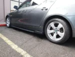 Fits Audi A6 A8 Black Side Skirts Body Kit Rocker Panels Splitters - Image 2