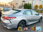 Fit 2018-2024 Toyota Camry 3D JDM ABS Black Rear Roof Window Visor Spoiler (Black)