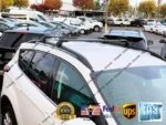 Fit 2013-2019 Ford Escape Baggage Luggage Cross Bar Black - Image 3