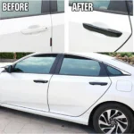 Fit 2016-2020 Honda Civic Door Handle Cover Bezel Trim (Carbon Fiber Print, Smart Holes) - Image 3