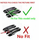 Fit 2016-2020 Honda Civic Door Handle Cover Bezel Trim (Carbon Fiber Print, Smart Holes) - Image 6