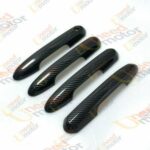 Fit 2019-2021 Toyota RAV4 Car Side Door Handle Cover Trim (Carbon Fiber Print, Smart Holes) - Image 2