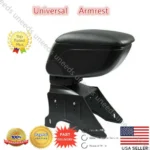 Universal Adjustable Black Big Storage Armrest Box Center Console (Black) - Image 7