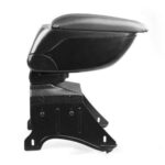 Universal Adjustable Black Big Storage Armrest Box Center Console (Black)