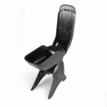 Universal Adjustable Black Big Storage Armrest Box Center Console (Black) - Image 2