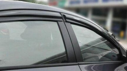 For Hyundai Tucson 2016-2018 3D Mugen Style Vent Window Visors Rain Sun Wind Guards Shade Deflectors