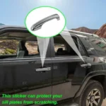 Fit 2007-2019 Toyota Tundra External Door Handle Knobs Trim Decor Cover (Chrome) - Image 6