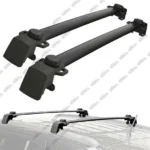 Fit 2017-2020 Jeep Compass Cross Bar Baggage Roof Rack OE Style Crossbars - Image 6