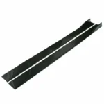 Fit BMW Side Skirt Extensions Splitters Lip Polypropylene 78.7"/2m (Gloss Black) - Image 9