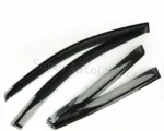 Fit 2008-2017 Mitsubishi Lancer Out-Channel Vent Window Visors Rain Sun Wind Guards Shade Deflectors - Image 2