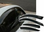 Fit 2008-2017 Mitsubushi Lancer Dark Smoke JDM Style Window Visors - Image 4