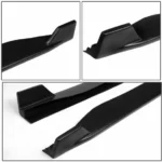 Fit 2015-2020 Ford Mustang Side Skirts Underboard Extension Panel Body Kit - Image 11
