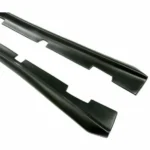 Fit 2011-2021 Dodge Charger Side Skirts Extension Body Kit (Unpainted Matte Black) - Image 8