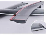 Fit 2019-2024 Subaru Forester Clip-On Chrome Trim Vent Window Visors Rain Sun Wind Guards Shade Deflectors - Image 8