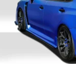 Fit 2015-2021 Subaru Impreza WRX STI Sedan 4-Door Side Skirts Extension - Image 6