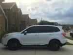 Fit 2019-2021 Subaru Forester Out-Channel Vent Window Visors Rain Sun Wind Guards Shade Deflectors - Image 4