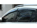 Fit 2015-2020 Acura TLX Clip-On Chrome Trim Vent Window Visors Rain Sun Wind Guards Shade Deflectors - Image 3
