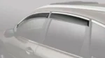 Fit 2015-2020 Acura TLX Clip-On Chrome Trim Vent Window Visors Rain Sun Wind Guards Shade Deflectors - Image 2