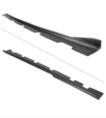 Fit 2011-2025 Dodge Charger SRT Style Side Skirts Extension kit (Unpainted Matte Black) - Image 4