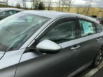 For Hyundai Accent 2012-2017 Sedan Clip-On Chrome Trim Vent Window Visors Rain Sun Wind Guards Shade Deflectors - Image 3