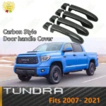 Fit 2007-2021 Toyota Tundra Door Handle Covers Trim (Carbon Fiber Print) - Image 3