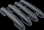 Fit 2019-2022 TOYOTA RAV4 Car Side Door Handle Cover Trim (Carbon Fiber Print, Smart Holes) - Image 3