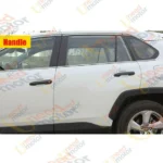 Fit 2019-2022 TOYOTA RAV4 Car Side Door Handle Cover Trim (Carbon Fiber Print, Smart Holes) - Image 4
