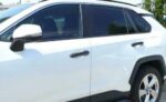 Fit 2019-2022 TOYOTA RAV4 Car Side Door Handle Cover Trim (Carbon Fiber Print, Smart Holes) - Image 2