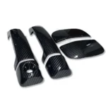 Fit 2007-2021 Toyota Tundra DOUBLE CAP Door Handle Covers Trim (Carbon Fiber Print, 2-door) - Image 5