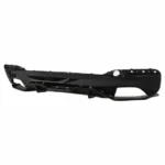Fits 2017-2022 BMW G30 540i/550i/M550i M Sport Style Rear Bumper Diffuser Spoiler (Gloss Black) - Image 4