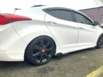 Fit 2008-2020 Cadillac CTS Black Side Skirts Splitter Spoiler Diffuser Wings - Image 3