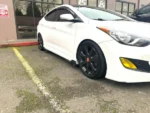 Fit 2008-2020 Cadillac CTS Black Side Skirts Splitter Spoiler Diffuser Wings - Image 2