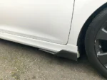 Fit 2008-Up Volkswagen Passat Side Skirts Diffuser Wings (Carbon Fiber Style) - Image 3