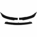 Fit 2017-2020 Tesla Model 3 Front Bumper Lip Splitter Chin (Gloss Black) - Image 5