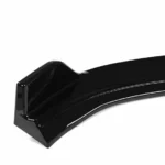 Fit 2017-2020 Tesla Model 3 Front Bumper Lip Splitter Chin (Gloss Black) - Image 2