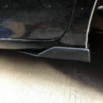 Universal Car Side Skirts 2PCs Black Bottom Line Body Kit 45cm/17.7" - Image 2