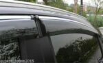 Fit 2011-2020 Jeep Grand Cherokee Clip-On Chrome Trim Vent Window Visors Rain Sun Wind Guards Shade Deflectors - Image 5