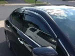 Fit 2008-2012 Honda Accord Clip-On Chrome Trim Vent Window Visors Rain Sun Wind Guards Shade Deflectors - Image 5